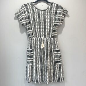 Zara girls boho knit dress